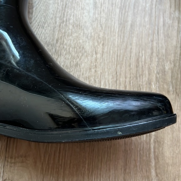 Nautica Women’s Black Rubber Ankle Rain Boots Size 6 - Picture 10 of 17